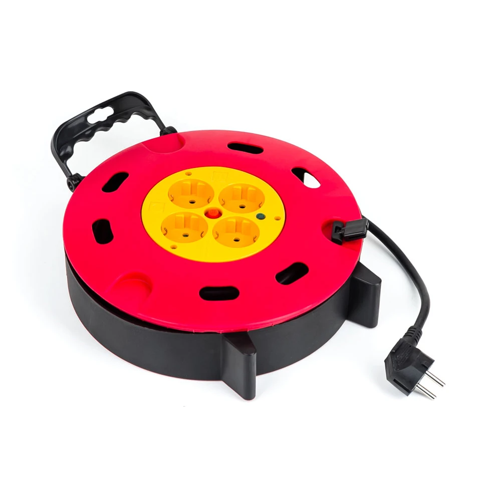 617225 - ELEKTRISCHES VERLÄNGERUNGSKABEL 25M AUFGEROLLT