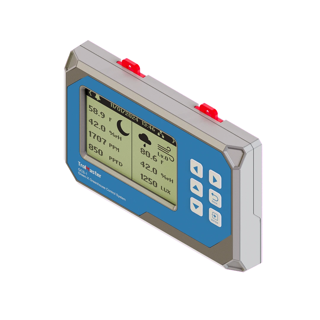 GCS-1 - TROLMASTER - GREEN-X GREENHOUSE CONTROLLER GCS1 4-IN-1 (TEMP, HUMI, LICHT, CO2)