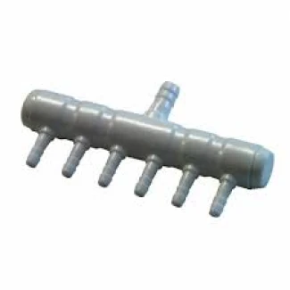 M09-014 - HAILEA - PLASTIC MANIFOLD ANSCHLUSS EINGANG 8mm AUSGANG 5mm | 6 AUSGÄNGE