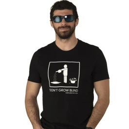 M7BLINDL2G - METHODE SIEBEN - T-SHIRT "DON'T GROW BLIND 2" GRÖSSE L VORDERSEITE-RÜCKSEITE GRAFIK