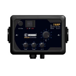 KC2010T7 - CLI-MATE KLIMAREGLER MINIMALE, MAXIMALE GESCHWINDIGKEIT UND HYSTERESE 7A