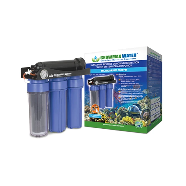 MAXQUARIUM - GROWMAX WATER - MAXQUARIUM 000PPM 500L/TAG UMKEHROSMOSEFILTER UND DEIONISIERER