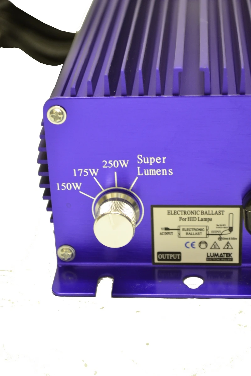 BAEL2D - LUMATEK ELEKTRONISCHES VORSCHALTGERÄT 250W HPS-MH QUADRIPOWER SUPER LUMEN