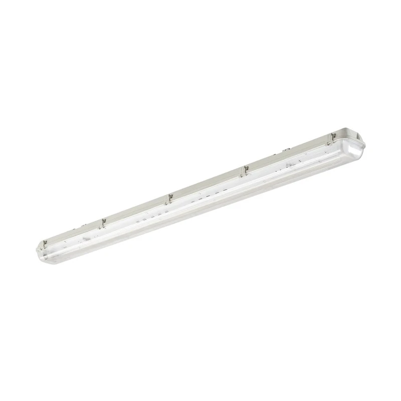 47923 - SYLVANIA - STAINLESS CEILING LIGHT FOR 2 LED TUBES | 2x1200mm - Lamps not included