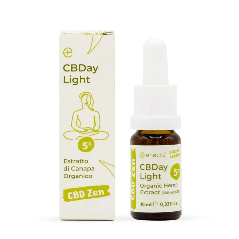 ENCBDAY5 - ENECTA - CBDAY LIGHT CBD OIL 5% | 10ml 500mg