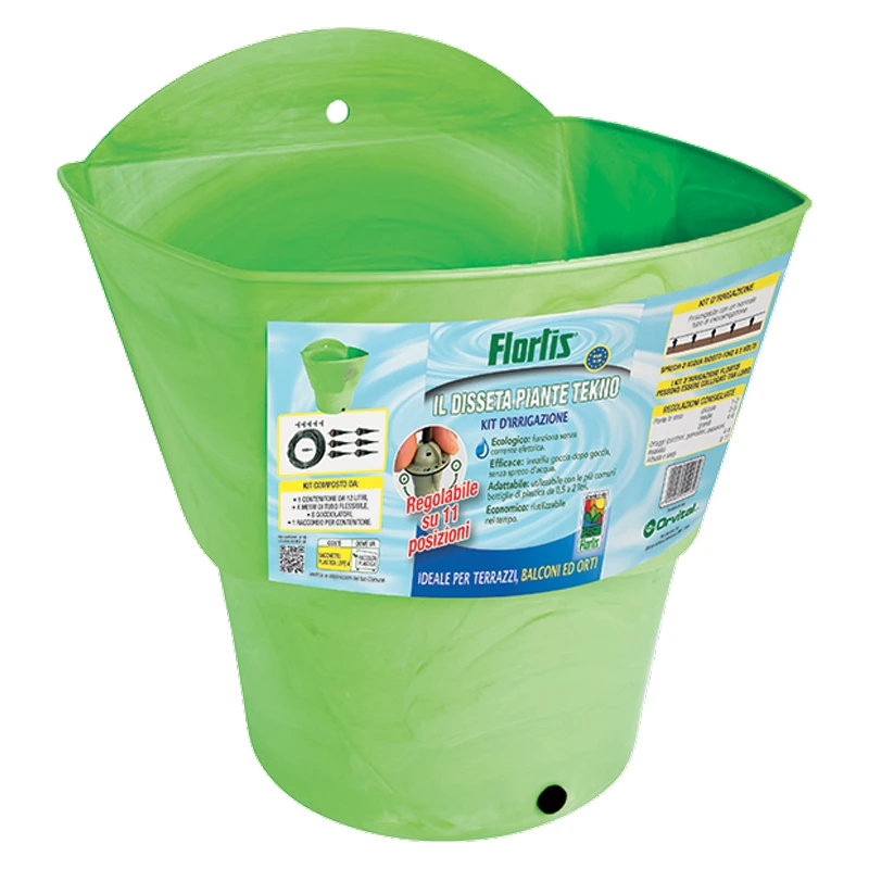 TEKKIT2 - FLORTIS - TEKNO PLANT WATERING KIT 6 PLANTS 12L FLORTIS | BASE + REFILL