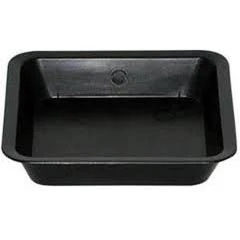 SQ23 - SQUARE SAUCER 22X22X3 BLACK DIAM. 22