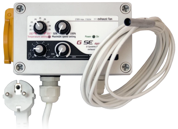 FC02210EU - DIGITAL FAN CONTROLLER 1 CHANNEL TEMPERATURE AND HYSTERESIS 10A EU (1 FAN)