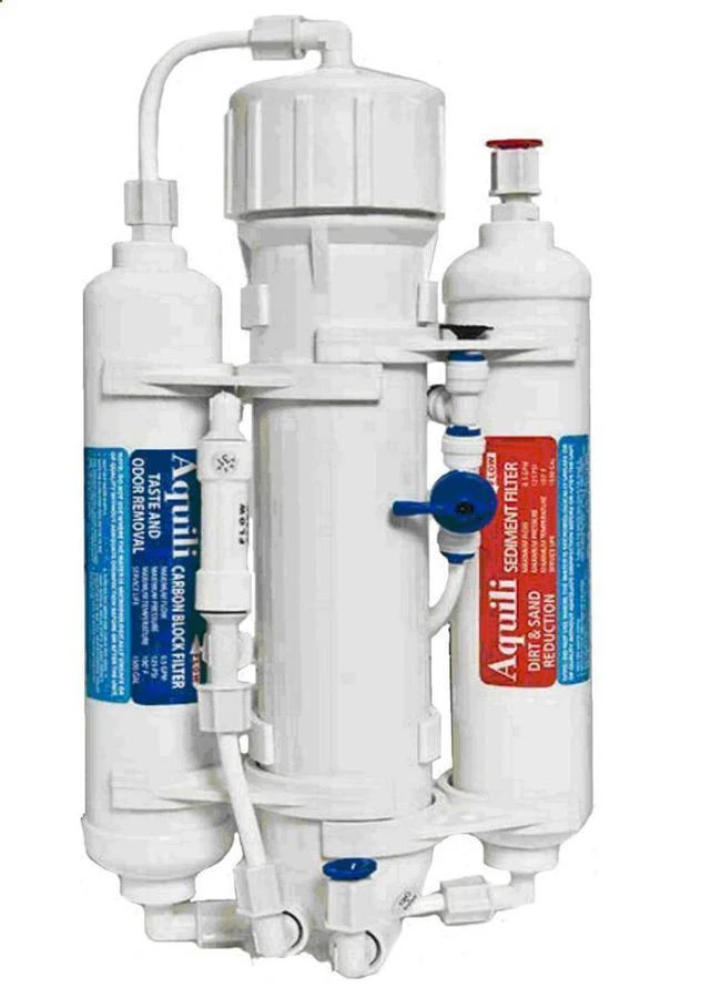 RO190FV - REVERSE OSMOSIS FILTER 190 L/DAY. 3-STAGE WITH MEMBRANE FLUSHING VALVE