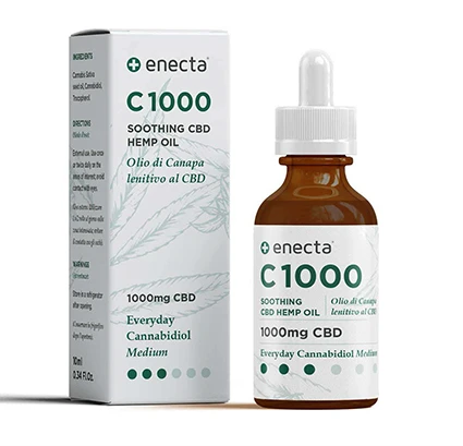 EC1000 - ENECTA - C1000 HEMP OIL WITH CBD | 10ml 1000mg