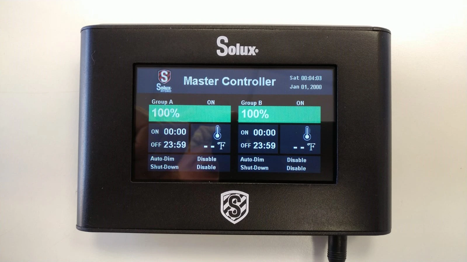 612150 - SOLUX HYDRO - DIGITAL MASTER CONTROLLER FOR SOLUX SOLARA LIGHTING SYSTEMS