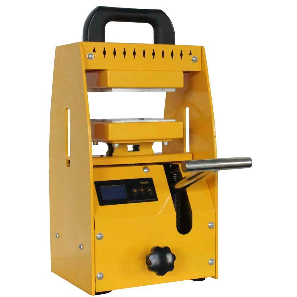 PREN0028 - QNUBU - HYDRAULIC ROSIN PRESS | PLATE 12x12cm PRESSURE 6TON.