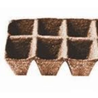 71015K - JIFFY BIODEGRADABLE PEAT POT IN TRAY (STRIP) 12 PIECES 5X5CM