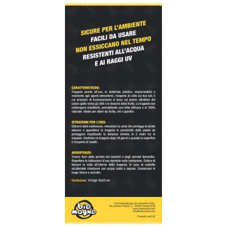 BIOMAGNO - ECOTRAP YELLOW CHROMOTROPIC TRAP FOR APHIDS AND FRUIT FLIES | 10x22cm 10pz.