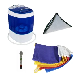 KBUBSMALL5CH - BUBBLEXTRACTOR KIT - SMALL WASHING MACHINE WITH 5 CHOCOLIZER BAGS