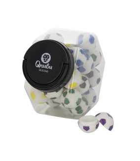 MAEX0168 - QNUBU - SILICONE CONTAINERS WITH DISPLAY | BALL 8ml 25pcs