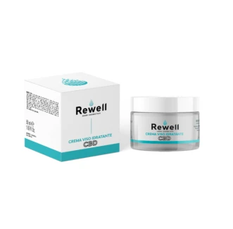 RE0010 - REWELL - MOISTURISING FACE CREAM WITH CBD | 50ml 250mg CBD