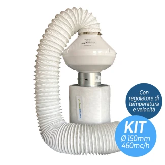 KVENT150UN - AIR PURIFICATION AND FILTRATION KIT 150UN | Ø150mm - 460mc/h