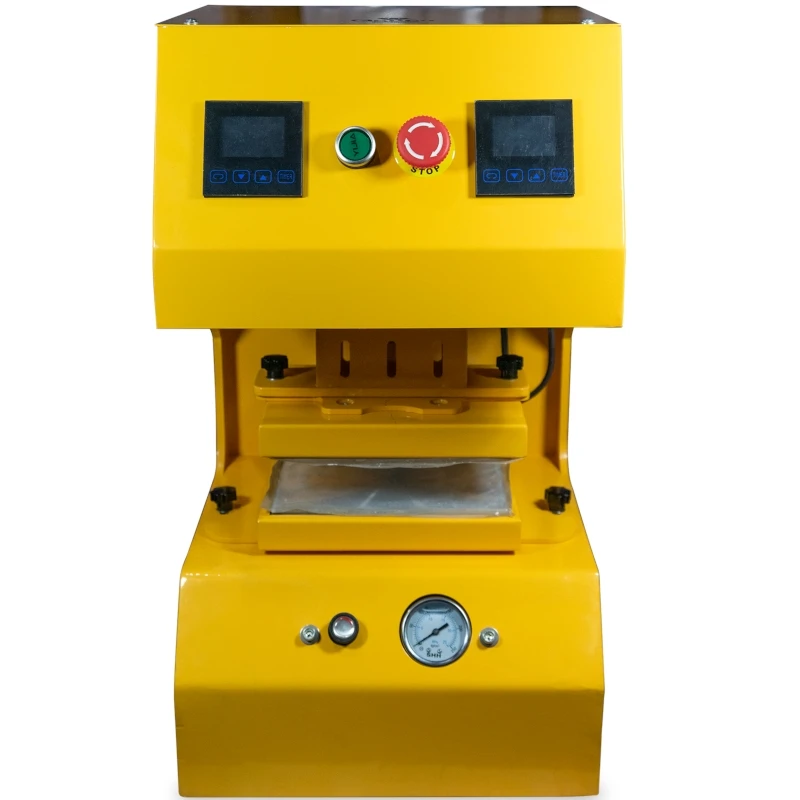 PREN0056 - QNUBU - AUTOMATIC ROSIN PRESS LION | 20TON DOUBLE PLATE 7,6x25cm AND 15x20cm