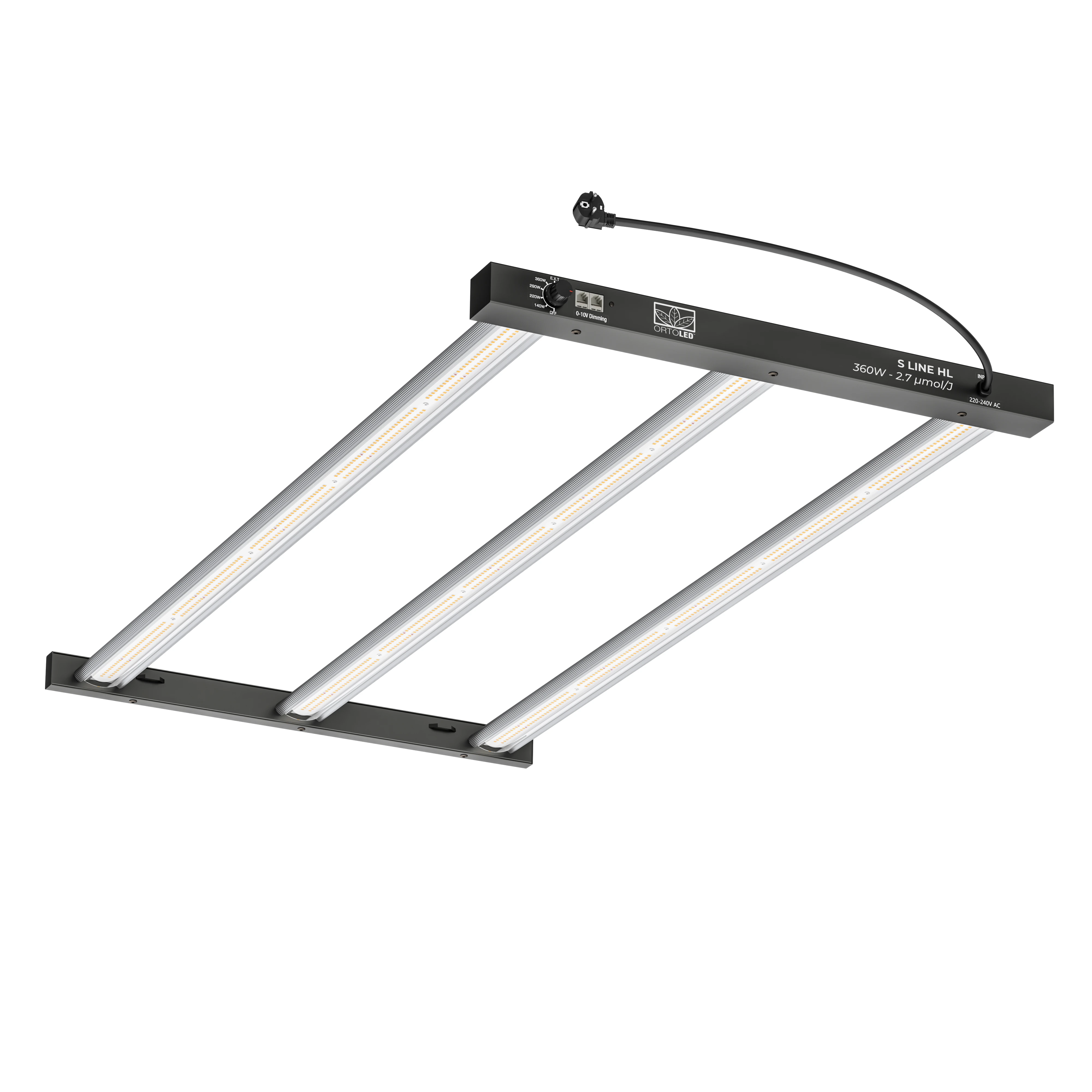 ORTOLED-93-HL-360-120 - ORTOLED - S LINE HL LUZ DE BARRA (2.7 µmol/J) | 360W - 60x120cm