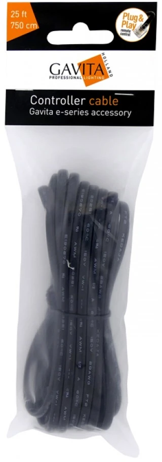 60500013 - CABLE DE CONEXION GAVITA E-SERIES RETA CON CONTROLADOR EL SERIES 7.5M CON CONEXION RJ14 Y RJ9