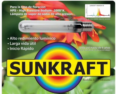 NGH600W - SUNKRAFT 600W 230V PRIMA KLIMA LÁMPARA DE FLORACIÓN