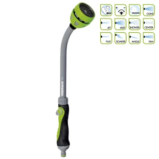 V009530 - VERDEMAX - LANZA DE DUCHA CON 9 CHORROS DIFERENTES Y CONEXION RAPIDA IMPUGUATURA ERGONOMICA