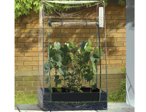 G101 - LONA VERDE PARA MINI CAMA DE CULTIVO CON SOPORTES 97.5x51x25CM GARLAND