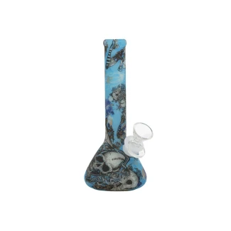 MAEX0143 - QNUBU - FLUO SILICONA BONG | 19cm