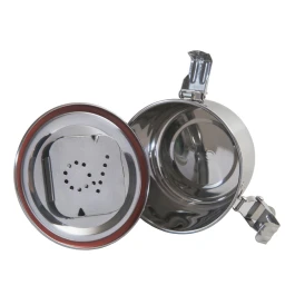 CV12LARGE - CVAULT - CONTENEDOR DE ACERO INOXIDABLE | grande 0.95L