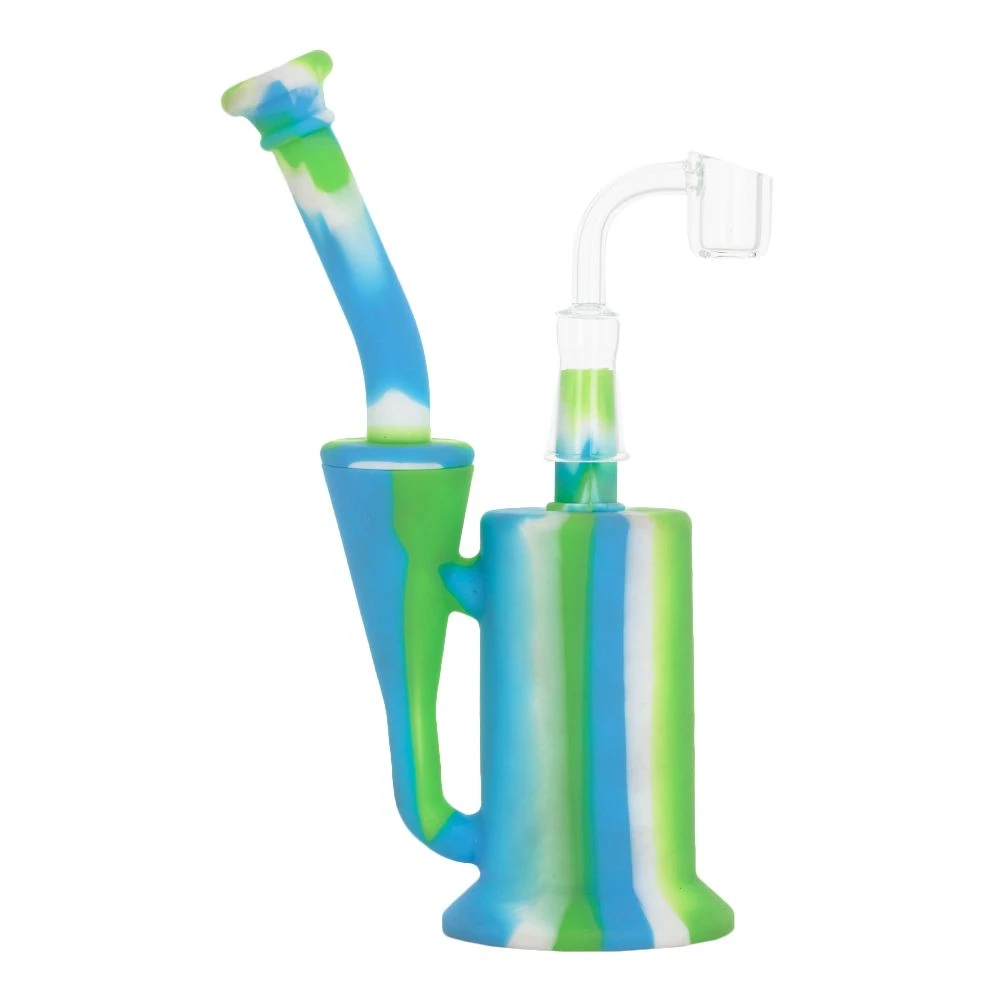 MAEX0172 - QNUBU - BONG DE SILICONA 2 EN 1 | 20cm