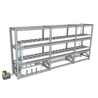 VF443228 - INDOORLINE - GRANJA VERTICAL 80 4.0 | 420x60x200h cm