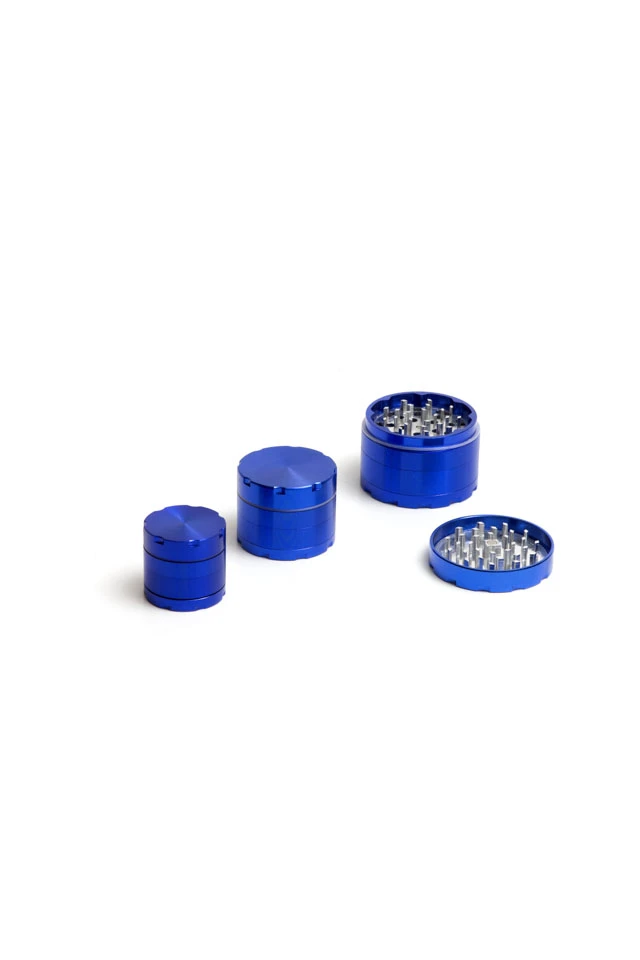 912183 - GRINDER DE LUXE ALUMINIO 40MM 4 PARTES AZUL CLARO