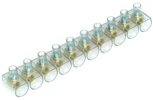 MB25 - COSSES UNIPOLAIRES EN BARRETTE DE 10 PIÈCES