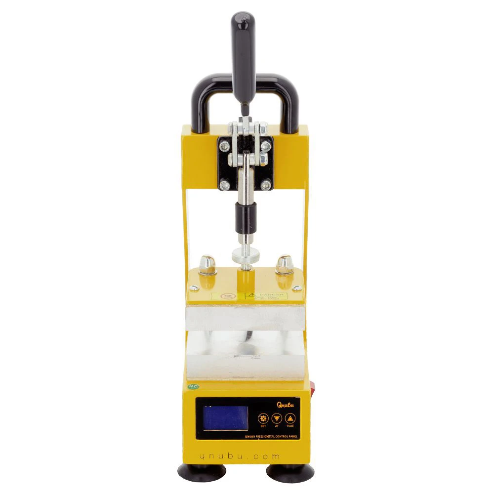 PREN0052 - QNUBU - PRESSE MANUELLE A ROSIN KOMPACT 2.0 | PLATEAU 6x12cm PRESSION 600Kg