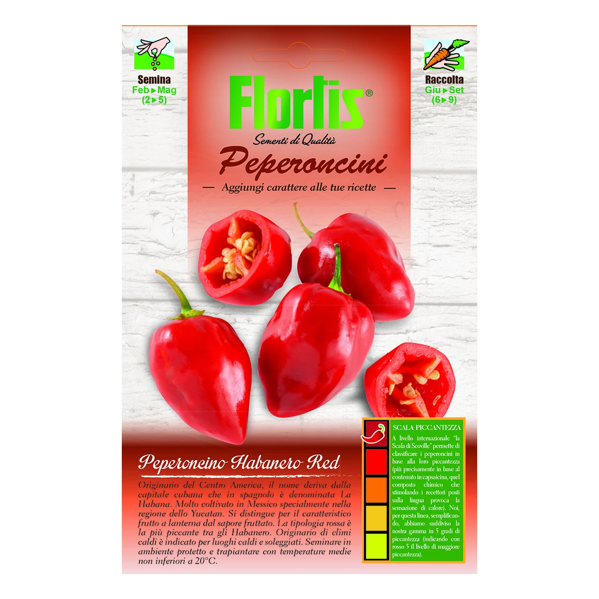 4365250 - FLORTIS | PIMENT ROUGE HABANERO