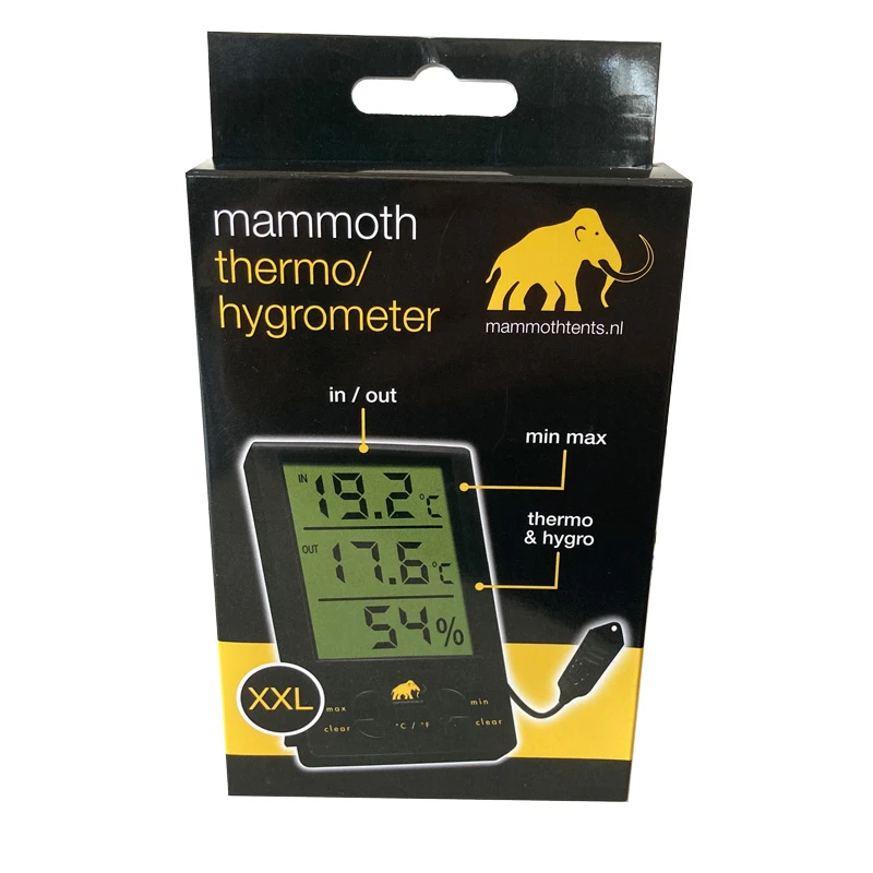 MMTHHYXL - MAMMOUTH - THERMO-HYGROMÈTRE DIGITAL XXL MIN/MAX AVEC SONDE