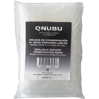 PACK0081 - QNUBU - SACS DE CHAUFFAGE THERMIQUE POUR MACHINE A VACUUM | 17x24,5cm 50pcs