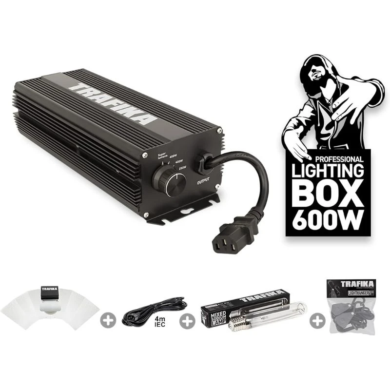 TKKIT600 - TRAFIKA - KIT ILLUMINAZIONE 600W | LAMPADA SCHERMO E BALLAST DIMMERABILE
