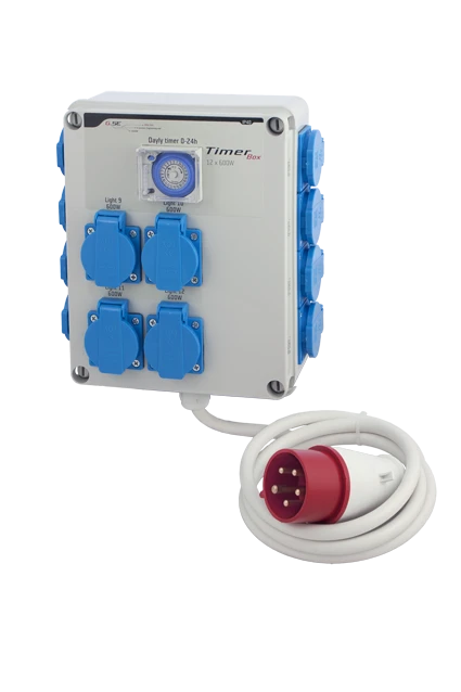 SD20416EU - TIMER BOX 12X600W GSE CON  ALIMENTAZIONE A 400V (TRE FASI)