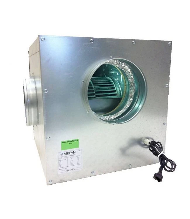 9-9001-3 - ASPIRATORE CASSONATO 2500MC AIR CLIMATE AIRFAN® ISO-BOX STELL ASPIRAZIONE 1x250 ESTRAZIONE  1x250