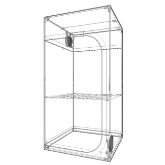 SECRET JARDIN - DARK STREET DS90 V. 4.0 CON SPACE BOOSTER | 90x90x178h CM | Indoorline