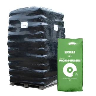 BIOBIZZ - WORM HUMUS (HUMUS DI LOMBRICO) | PALLET 50 SACCHI DA 40LT
