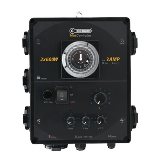 MH3 - CLI-MATE - MINI CONTROLLER | LUCI 2X600W  TEMPERATURA  |  3A
