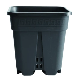 SUVE16N - VASO QUADRO SUPERVEGA 30.5X30.5X30.5H  16L ANTISPIRALIZZAZIONE