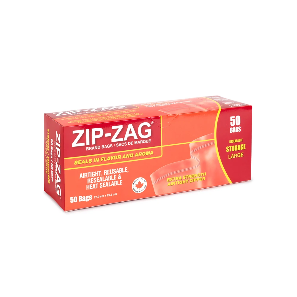 250010 - ZIP-ZAG BAGS - SACCHETTO L A CHIUSURA ULTRARESISTENTE | 250gr 50pz