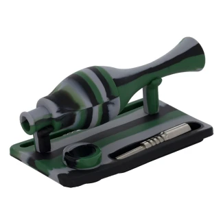 QNUBU - NECTAR COLLECTOR KIT "COLORADO" IN SILICONE CON PUNTA IN TITANIO | COLLECTOR WITH TITANIUM TIP 14 CM