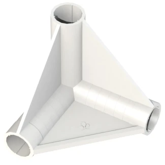 SECRET JARDIN - ANGOLO COLLEGAMENTO A 3 ASSI FORMA Y | Ø 16mm