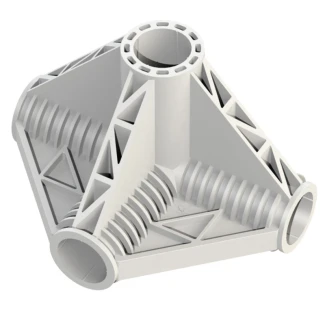 SECRET JARDIN - ANGOLO COLLEGAMENTO A 4 ASSI FORMA K | Ø 30mm