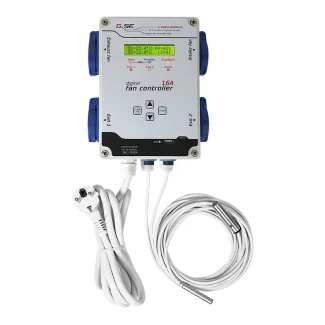 GSE - FANCONTROLLER 16A 4 VIE TEMPERATURA, UMIDITA' E TIMER CON USB